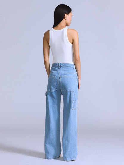 BLUETAB™ カーペンターパンツ ライトインディゴ 