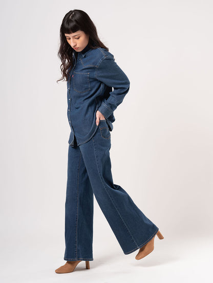 318™ シェーピング ワイドレッグ ミディアムインディゴ 