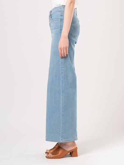 318™ シェーピング ワイドレッグ ライトインディゴ 