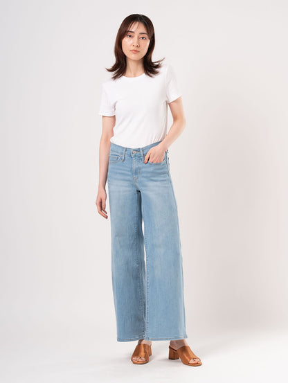 318™ シェーピング ワイドレッグ ライトインディゴ 