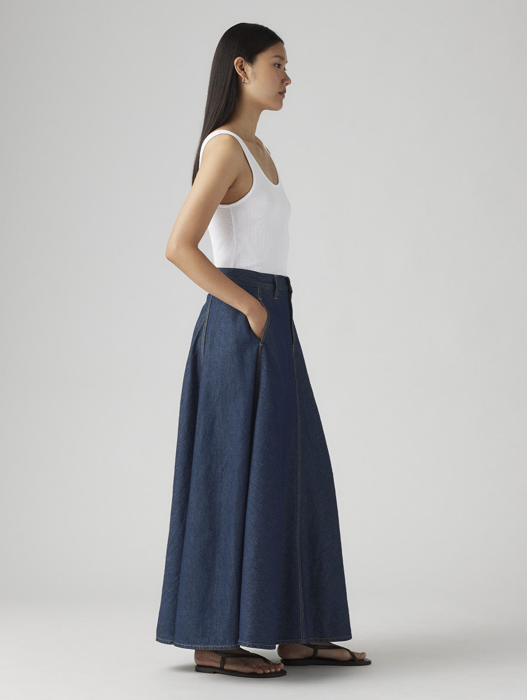 XL SKIRT ダークインディゴ 