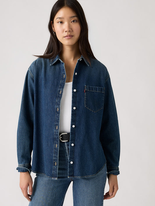 ハーリー ボーイフレンドシャツ