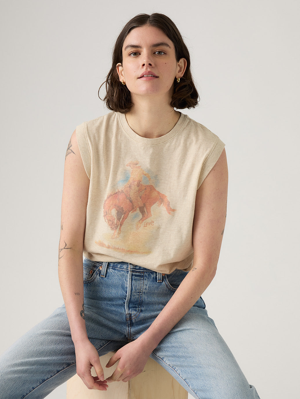 CKJ バックレスデニムタンクトップ タンクトップ(3枚パック) - Cotton Classics タンクトップ | カルバン