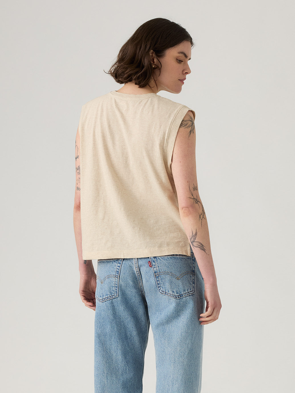 CKJ バックレスデニムタンクトップ タンクトップ(3枚パック) - Cotton Classics タンクトップ | カルバン