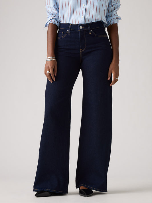 318™ シェーピング ワイドレッグ ジーンズ ダークインディゴ