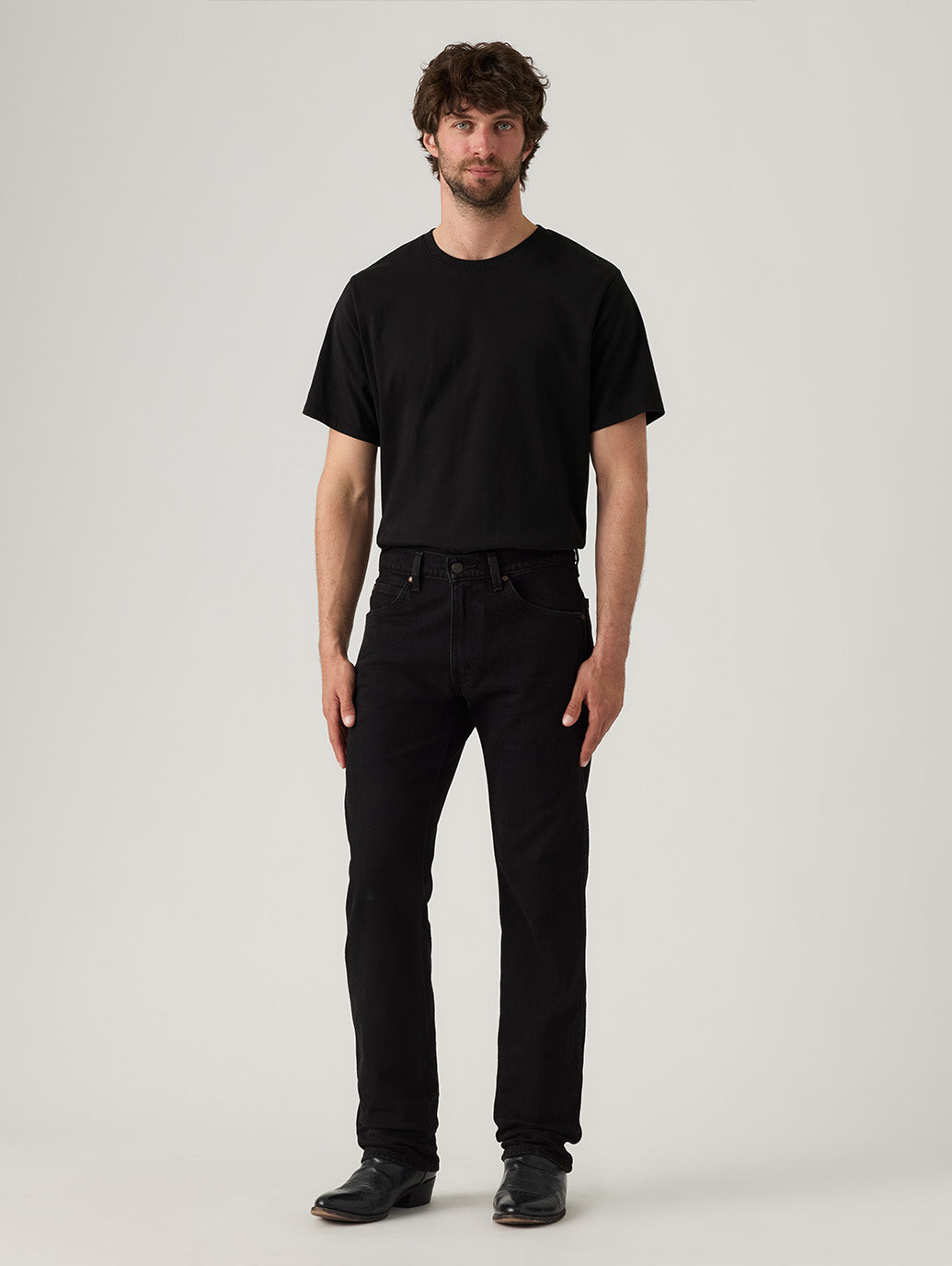 デニム+ジーンズ Levi's 557 WESTERN STRAIGHT BLACK 557™ ウエスタンストレートジーンズ – リーバイス®公式オンラインストア