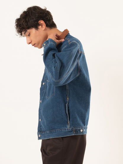 ウエスタンショートホーン トラッカージャケット インディゴブルー