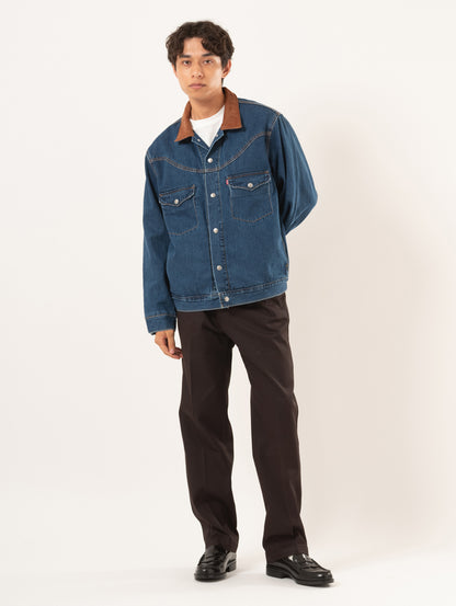 ウエスタンショートホーン トラッカージャケット インディゴブルー