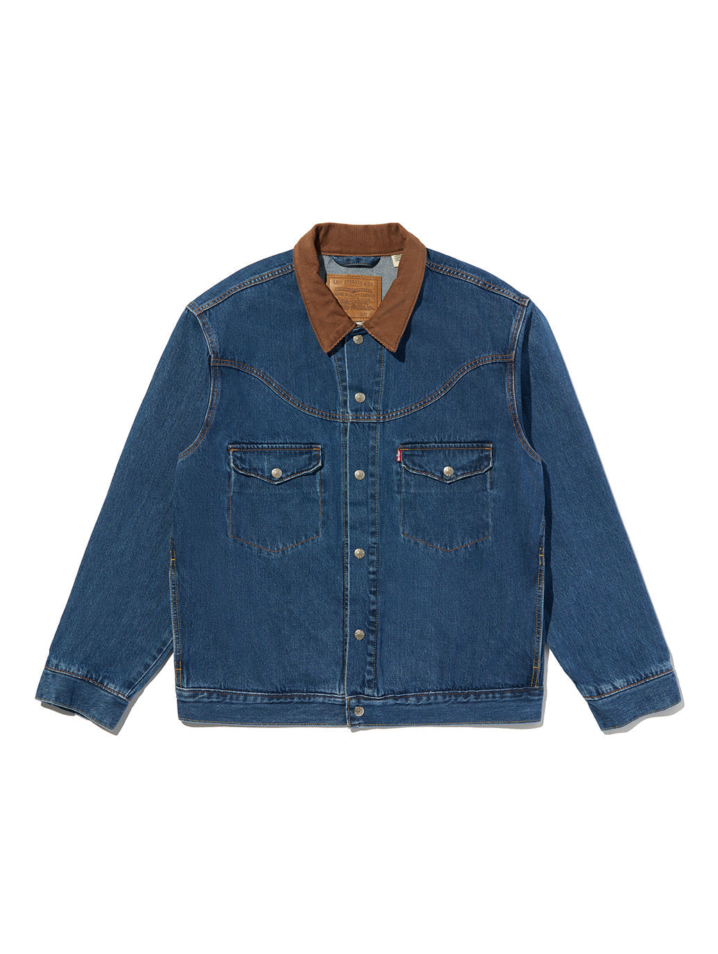 ウエスタンショートホーン トラッカージャケット インディゴブルー