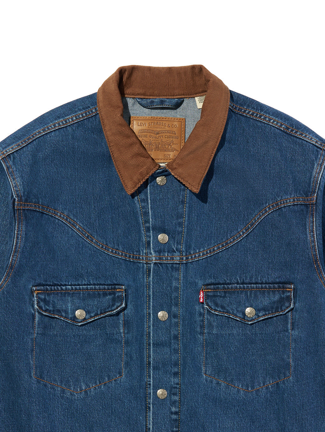 ウエスタンショートホーン トラッカージャケット インディゴブルー