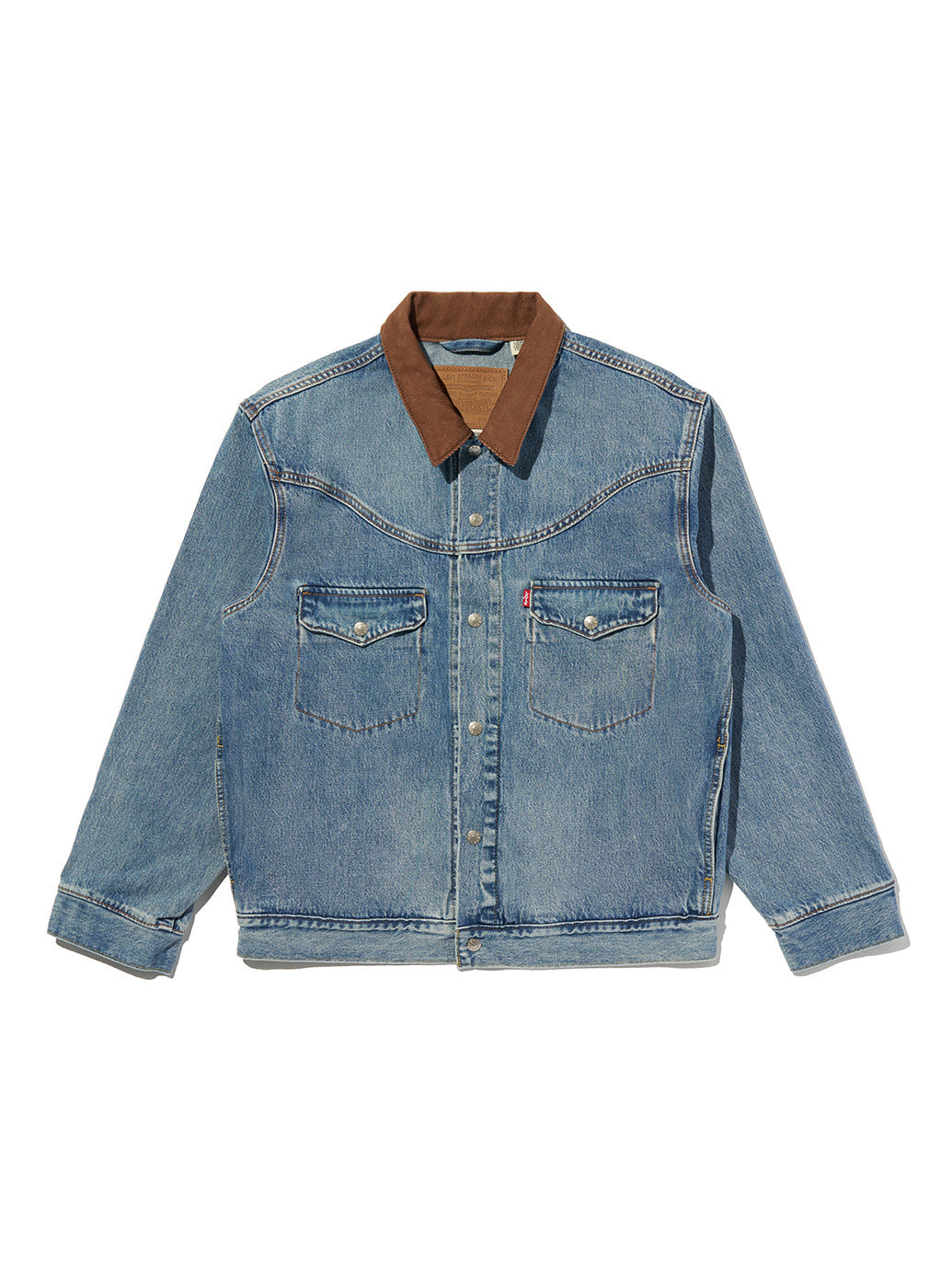 ウエスタンショートホーン トラッカージャケット ミディアムインディゴ