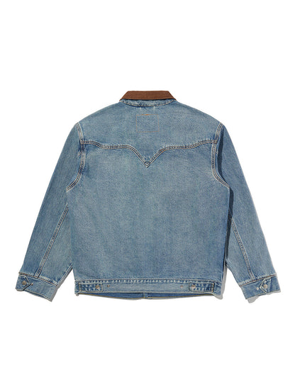 ウエスタンショートホーン トラッカージャケット ミディアムインディゴ