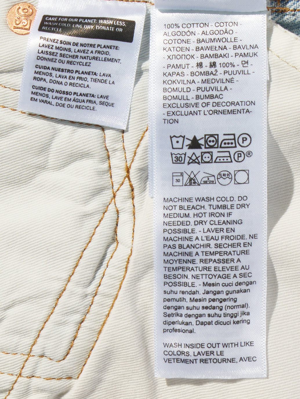 BLUETAB™ ANCHOR RELAXED ジーンズ ライトインディゴ
