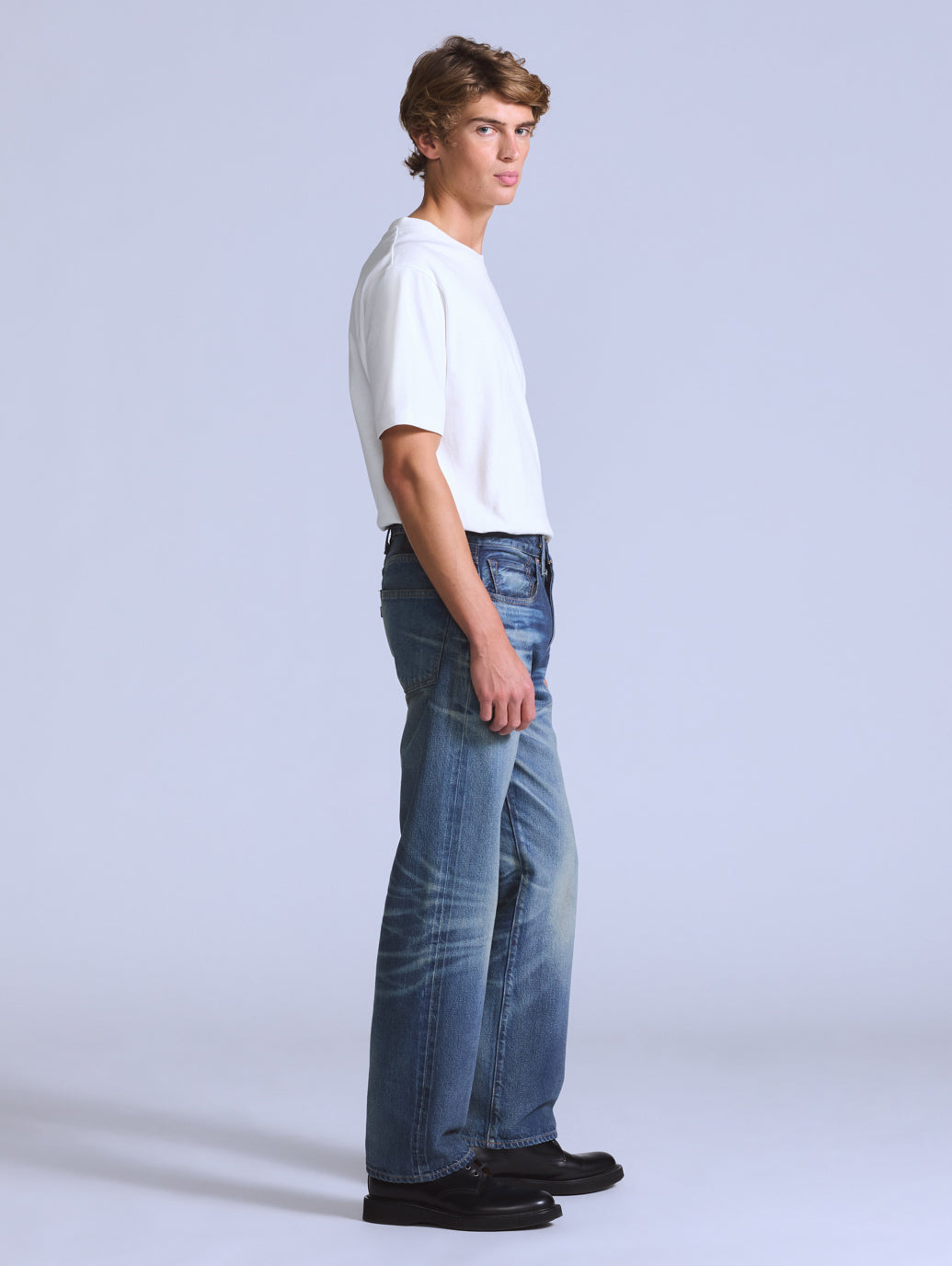 BLUETAB™ ANCHOR RELAXED ジーンズ ミディアムインディゴ MADE IN JAPAN