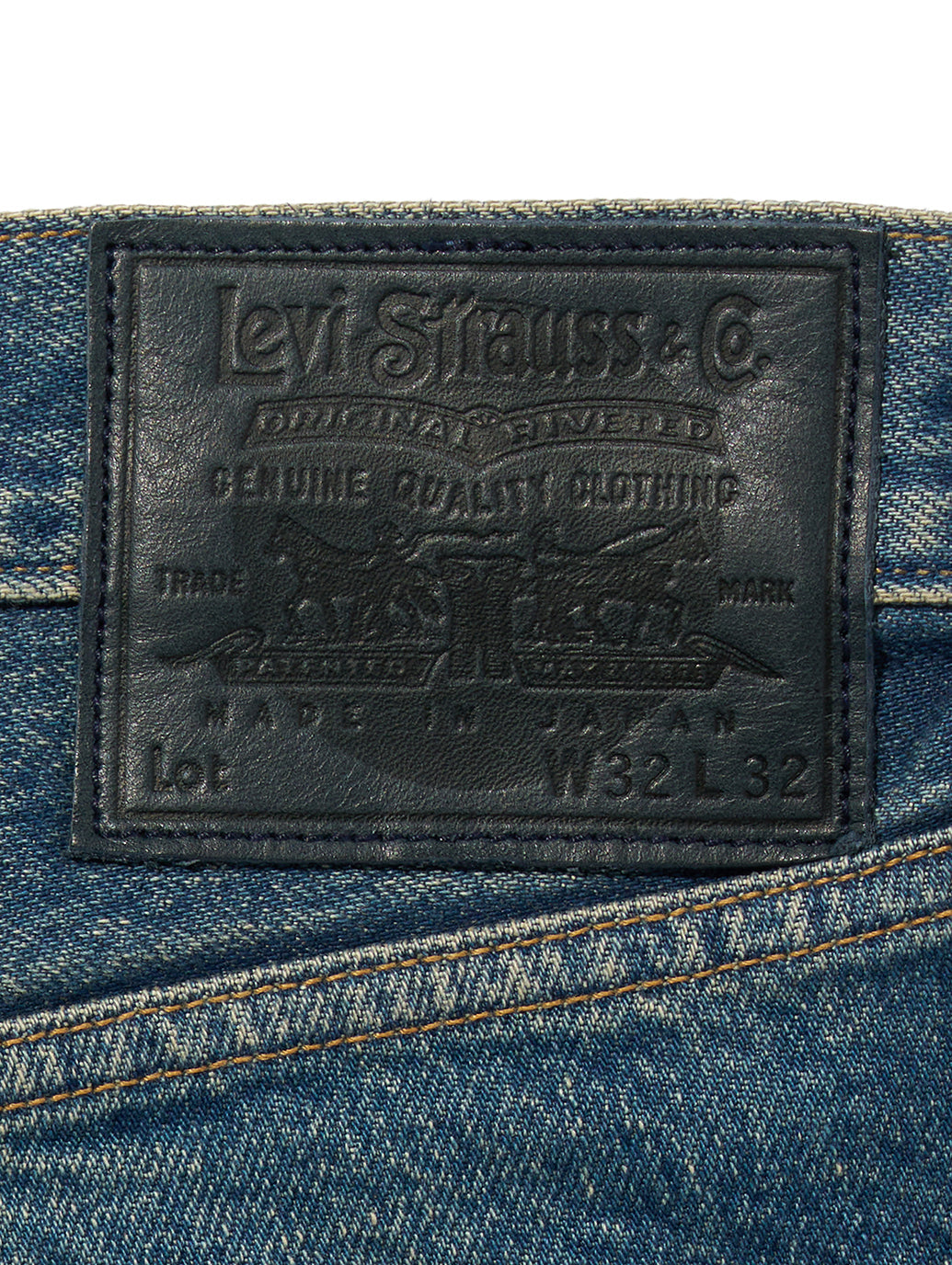 BLUETAB™ ANCHOR RELAXED ジーンズ ミディアムインディゴ MADE IN JAPAN