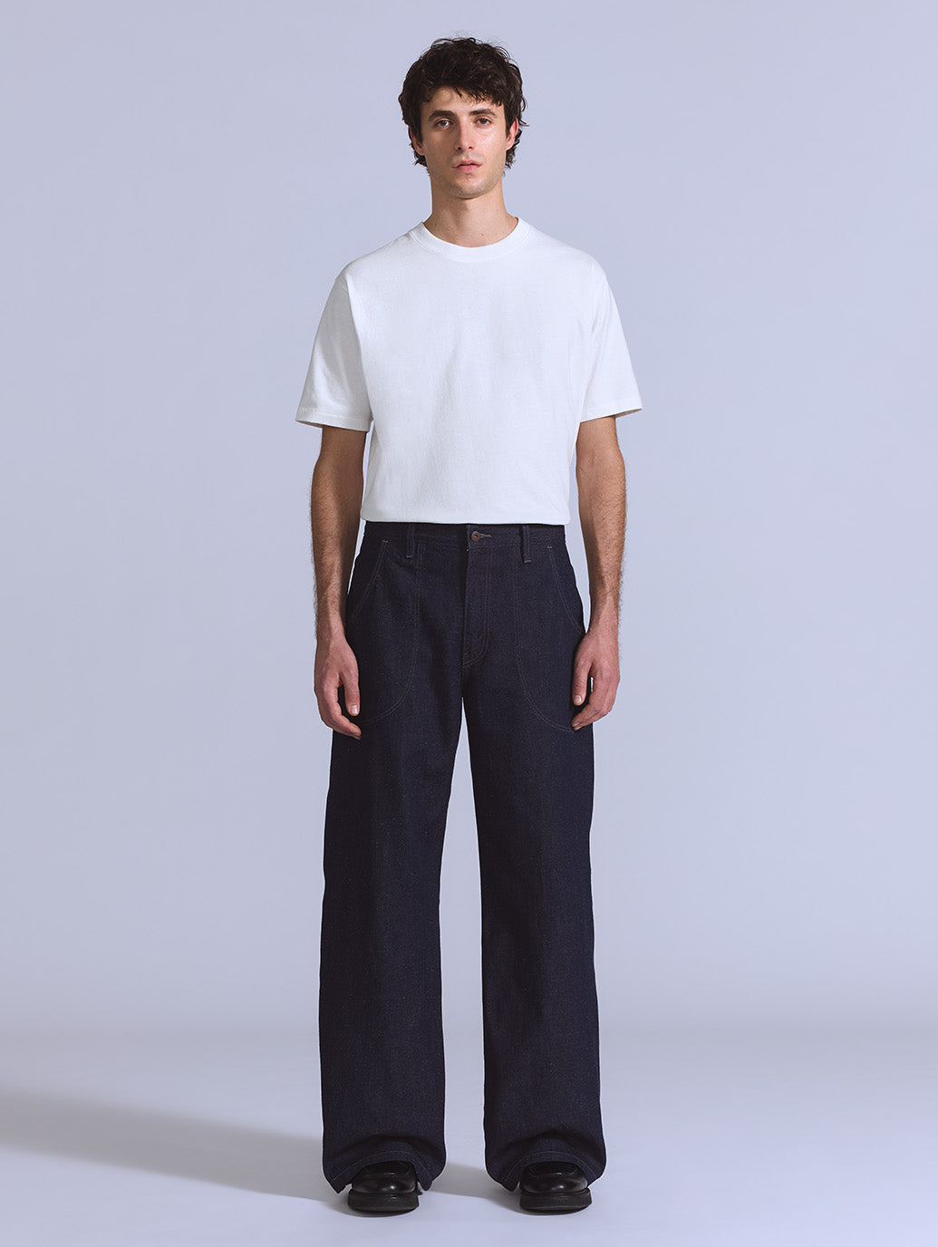 メルヴィンス FLARE JEANS デニム ダークインディゴ S3110 STYLISE