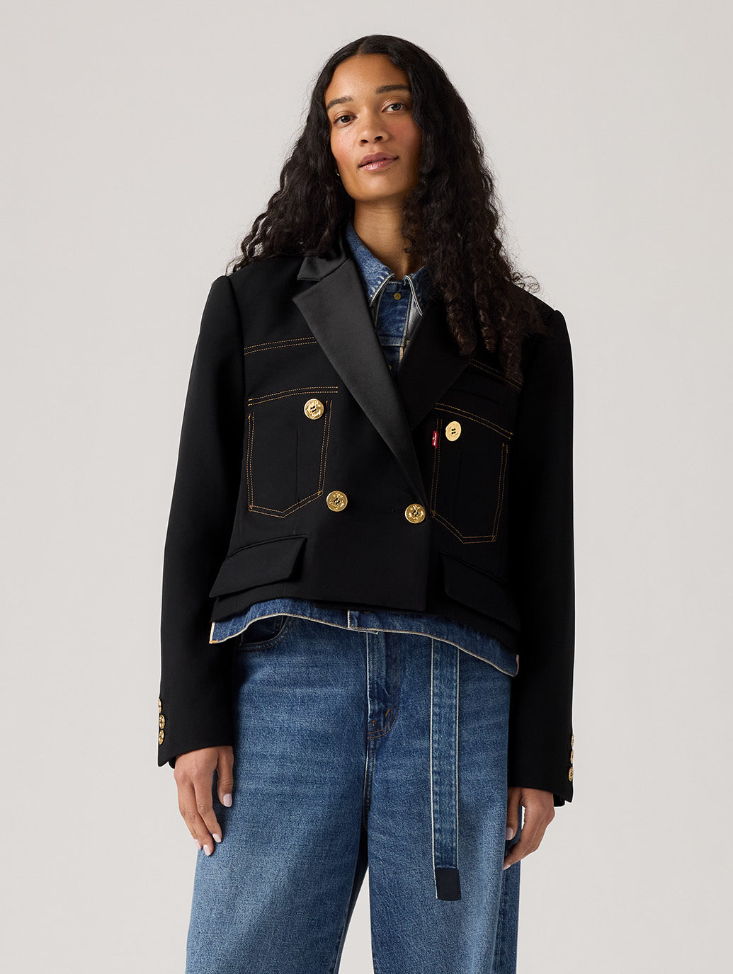 Levi's® x sacai Women's Denim x Matelasse Twill Jacket