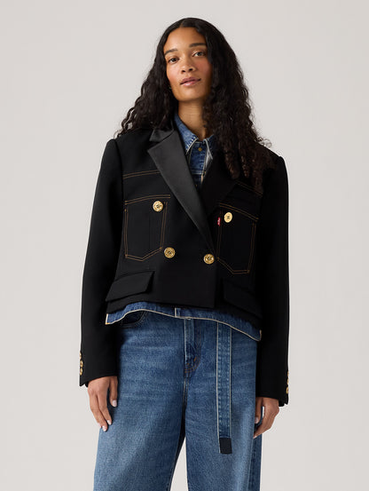 Levi's® x sacai Women's Denim x Matelasse Twill Jacket
