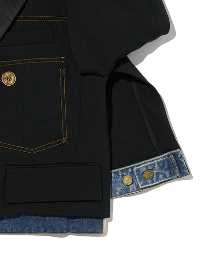 Levi's® x sacai Women's Denim x Matelasse Twill Jacket