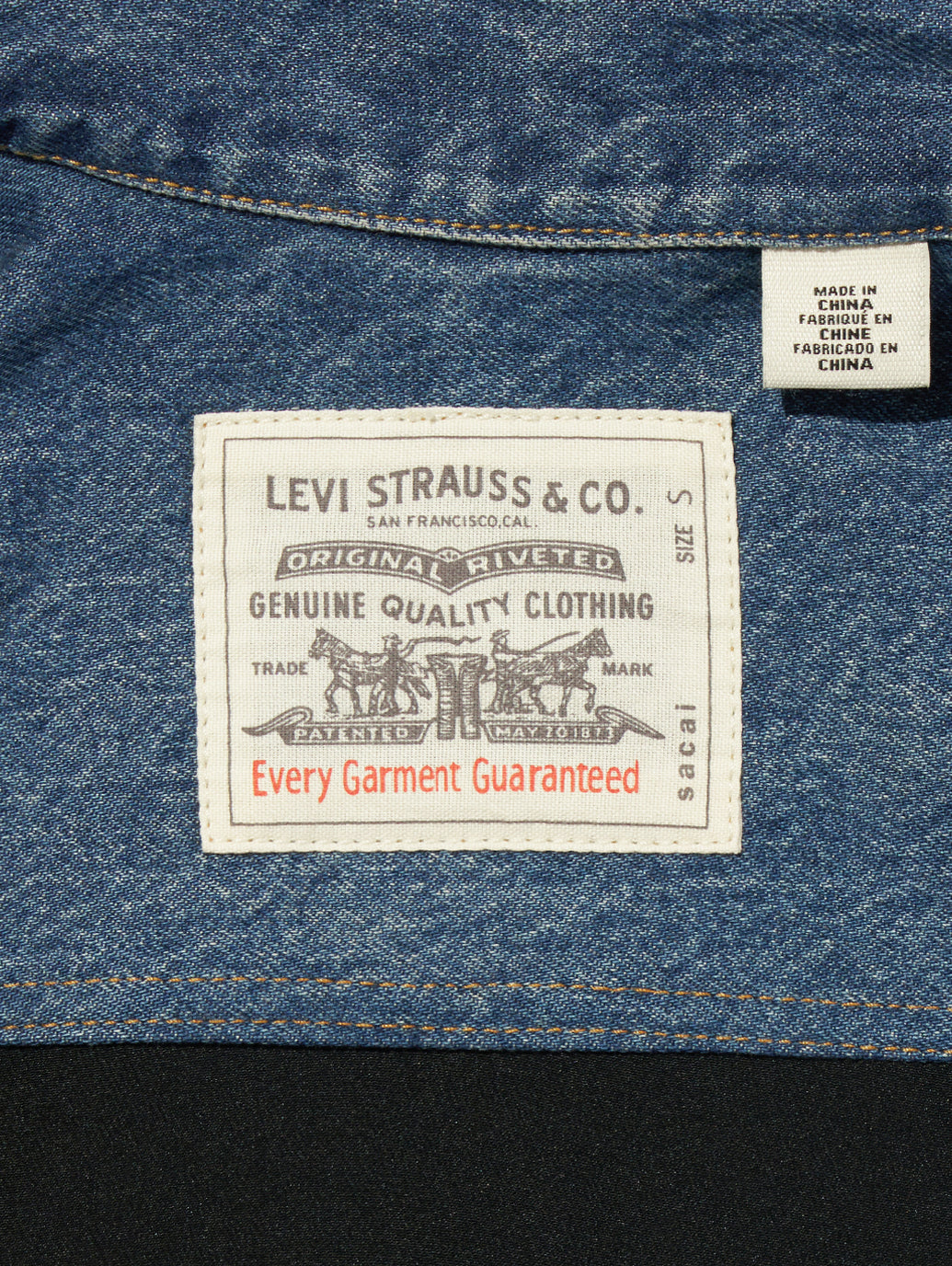 Levi's® x sacai Women's Denim x Matelasse Twill Jacket