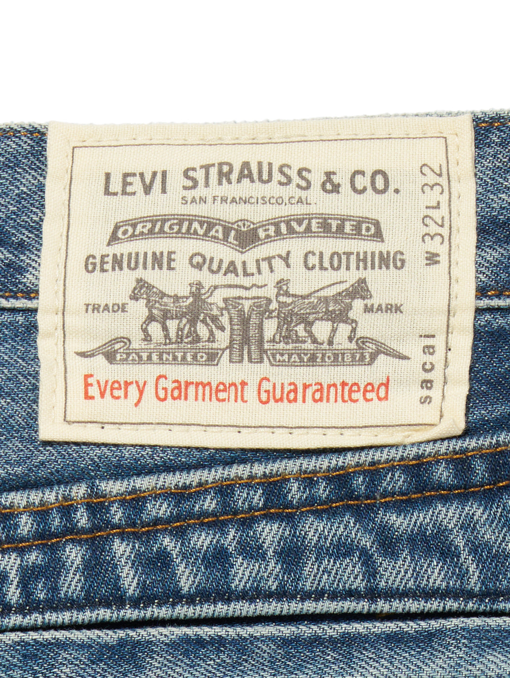 Levi's® x sacai Denim Pants – リーバイス®公式オンラインストア