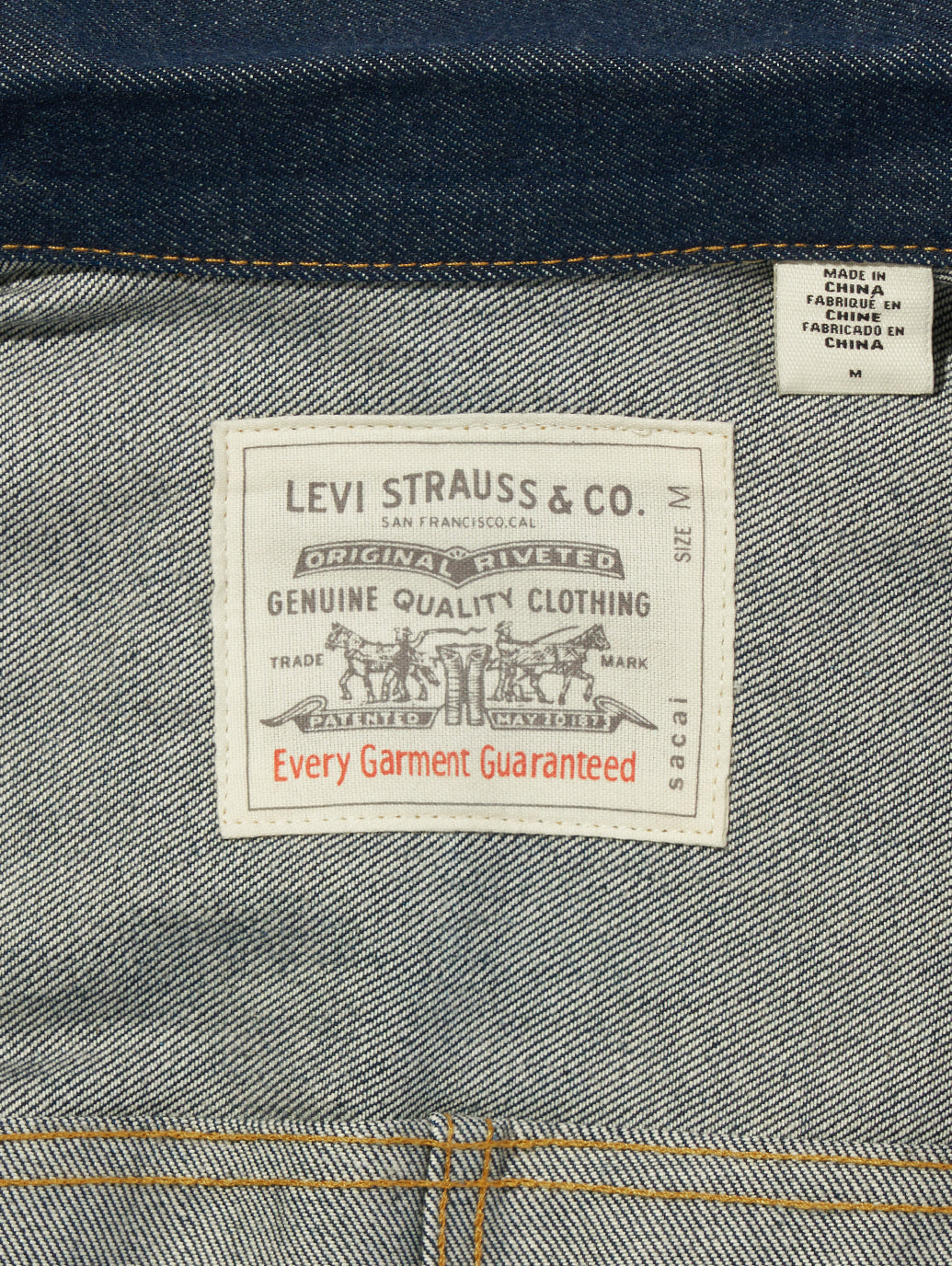 Levi's® x sacai Men's Denim Jacket