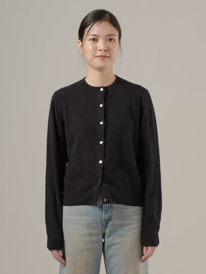 スーパーソフト クルーネックカーディガン