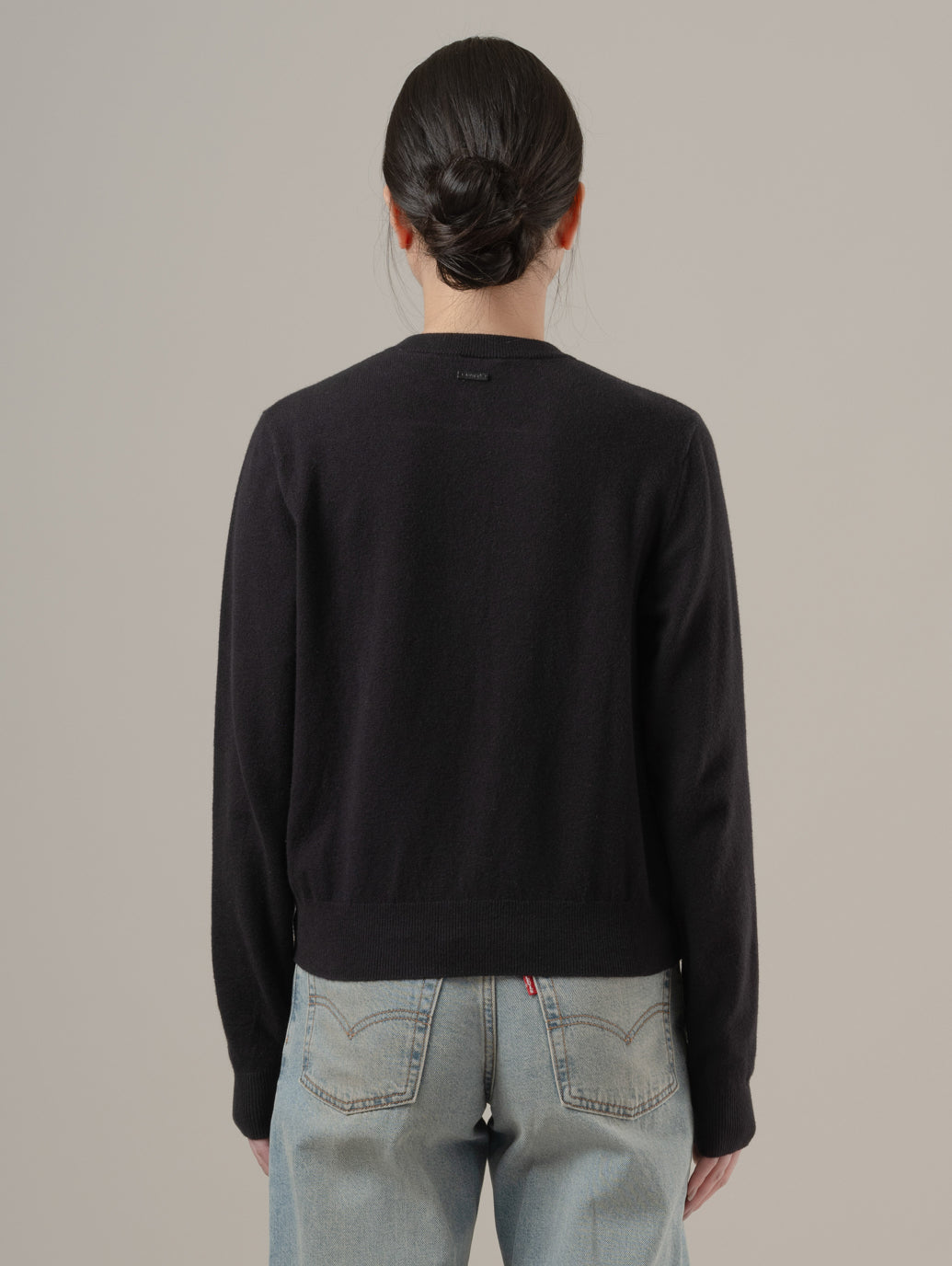 スーパーソフト クルーネックカーディガン