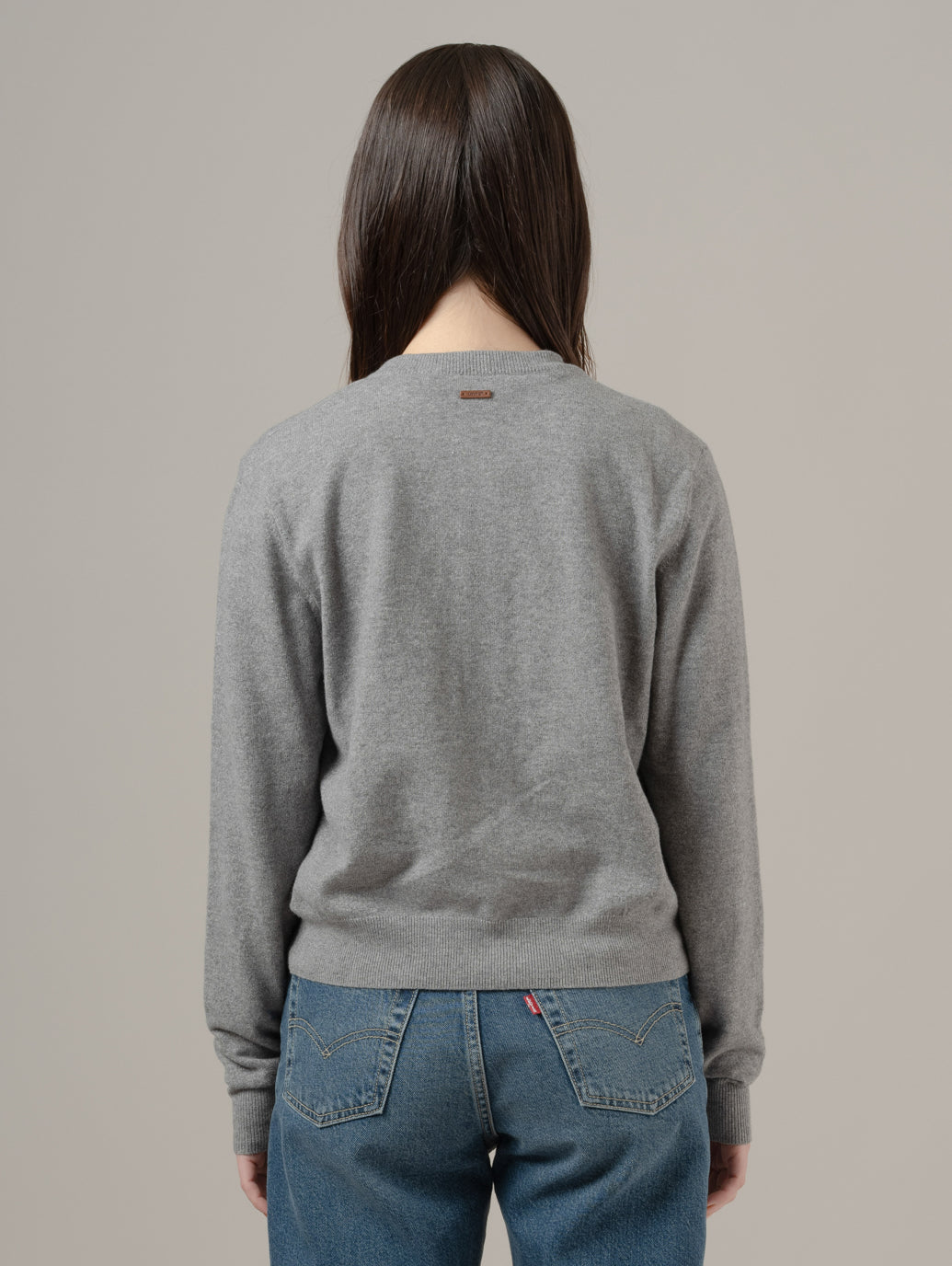 スーパーソフト クルーネックカーディガン