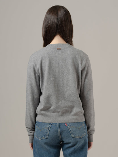 スーパーソフト クルーネックカーディガン