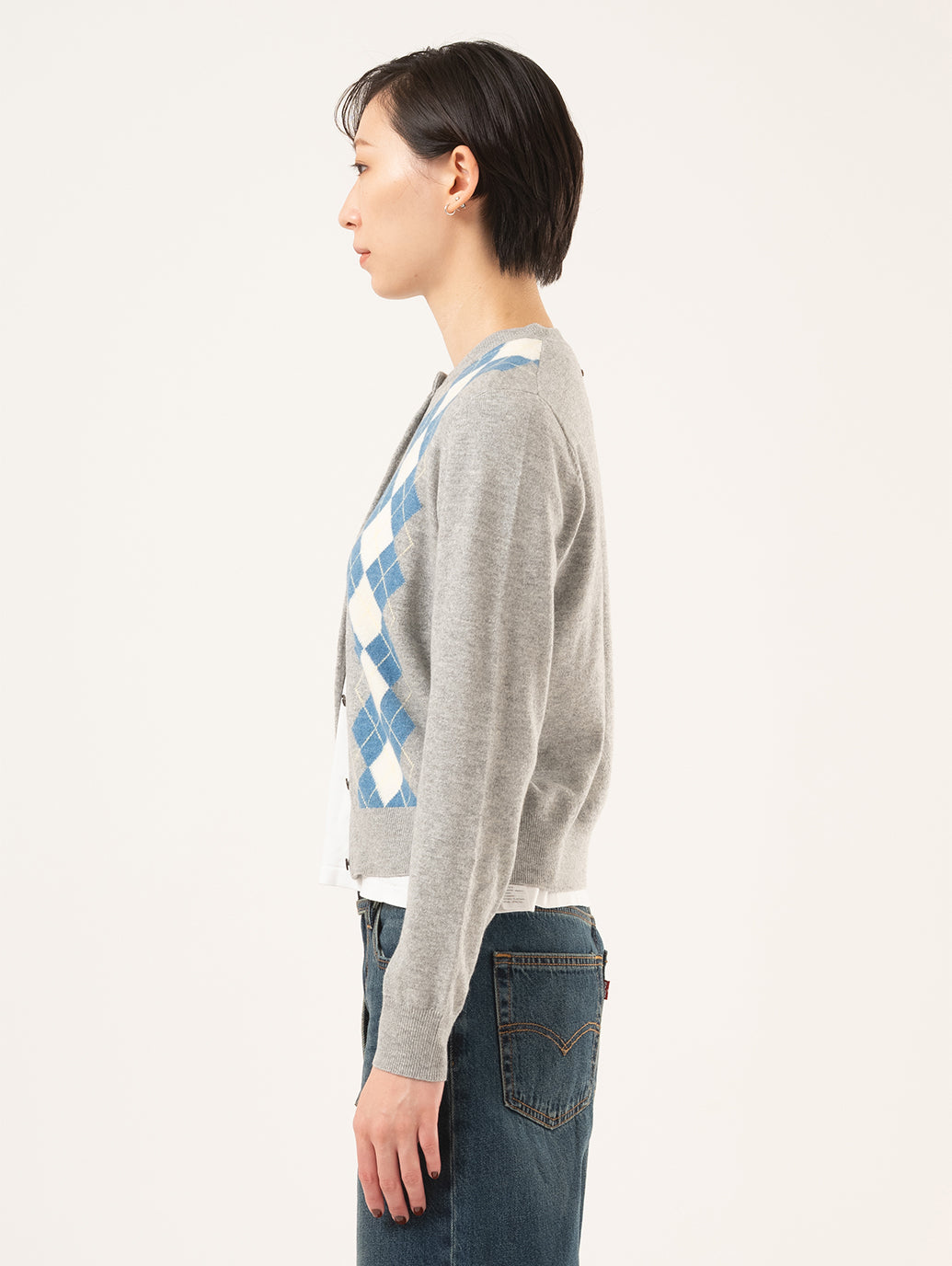 スーパーソフト クルーネックカーディガン