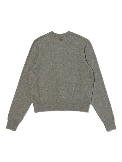 スーパーソフト クルーネックカーディガン