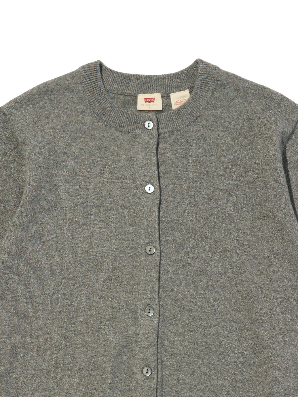 スーパーソフト クルーネックカーディガン