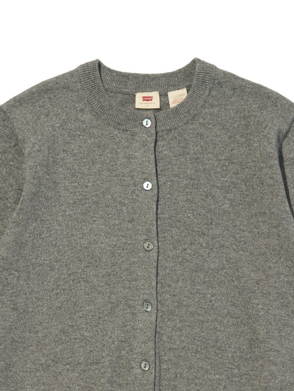 スーパーソフト クルーネックカーディガン