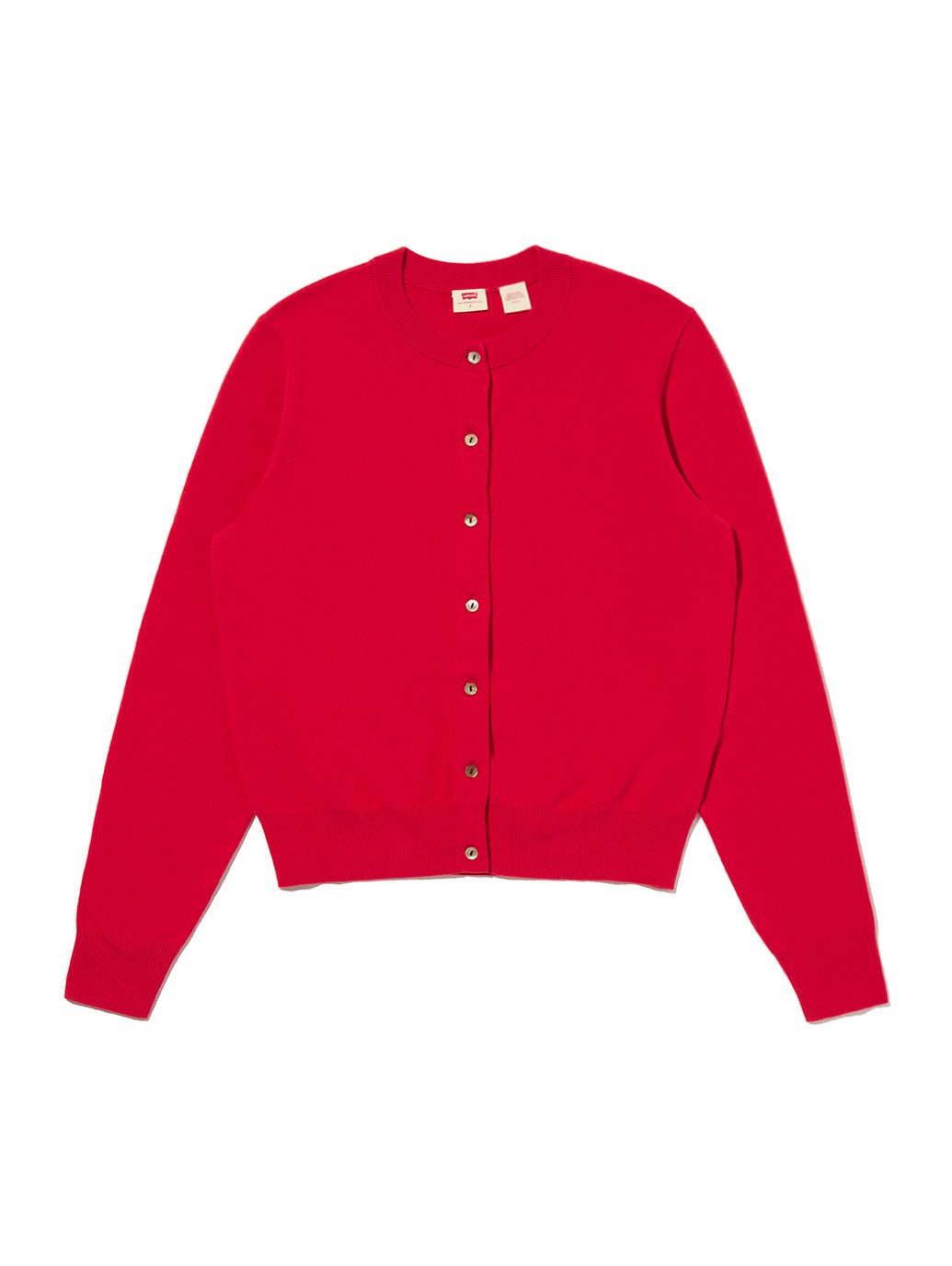 スーパーソフト クルーネックカーディガン