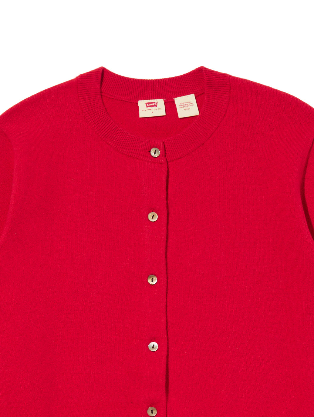 スーパーソフト クルーネックカーディガン