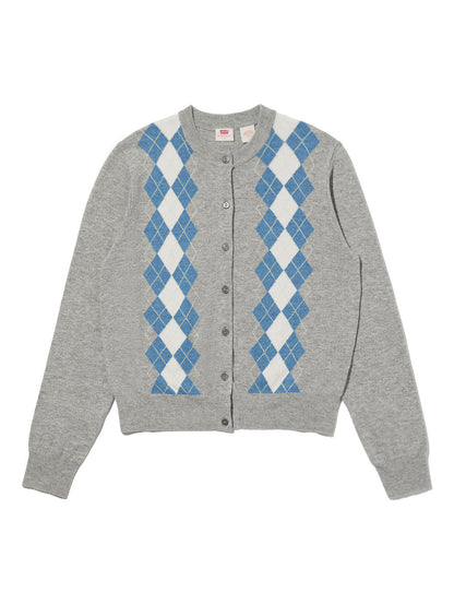 スーパーソフト クルーネックカーディガン