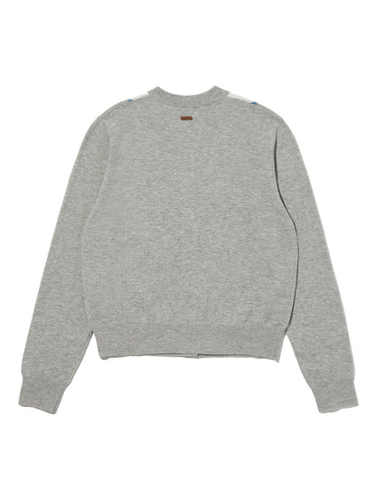 スーパーソフト クルーネックカーディガン