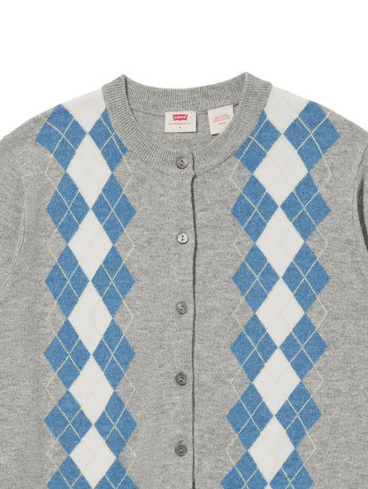 スーパーソフト クルーネックカーディガン