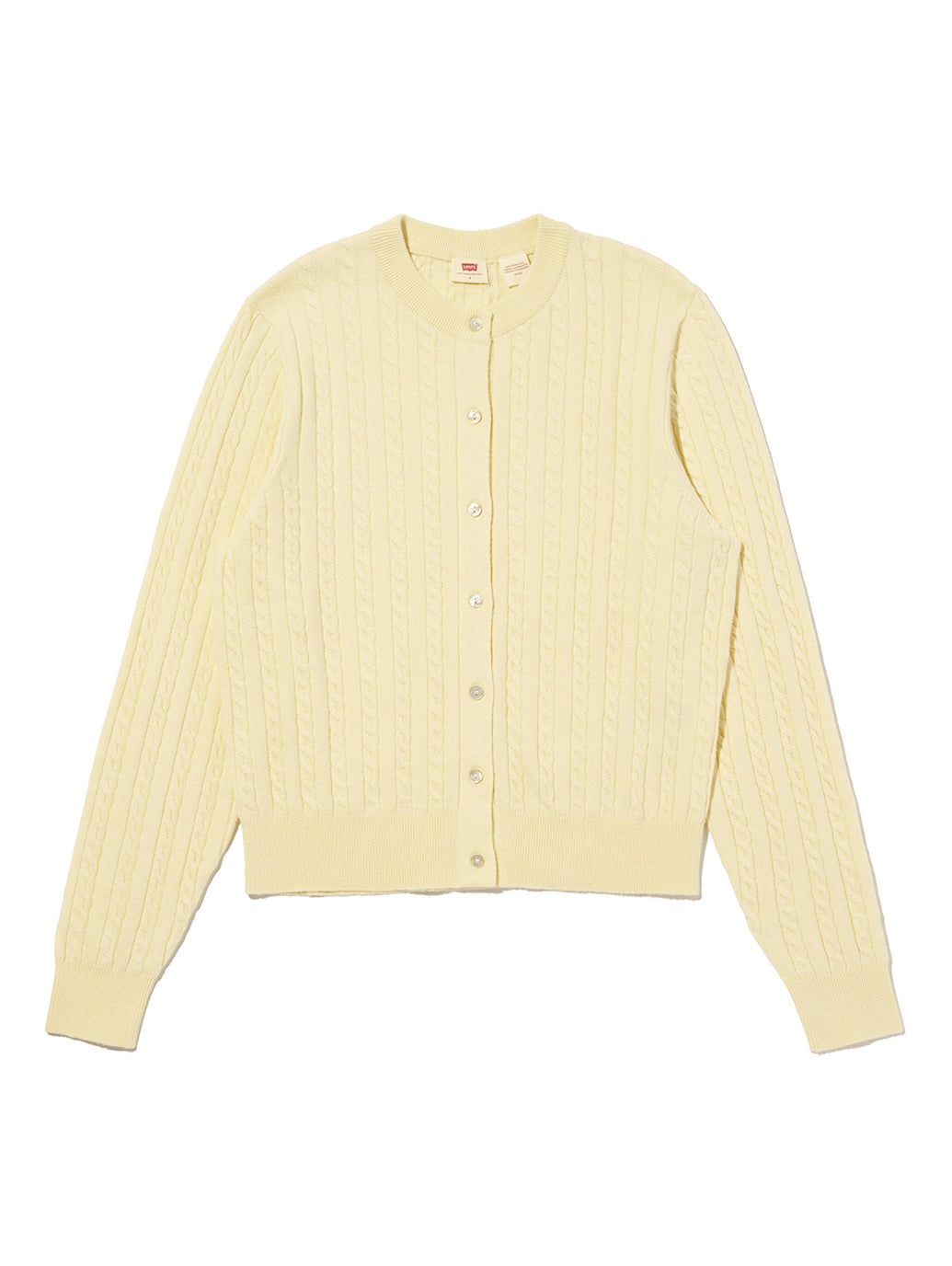 シャルレ＊EL716＊爽やかカーディガン＊M～L＊ペールイエロー SHOO・LA・RUE（シューラルー） カーディガン 「洗える」ナチュラルな
