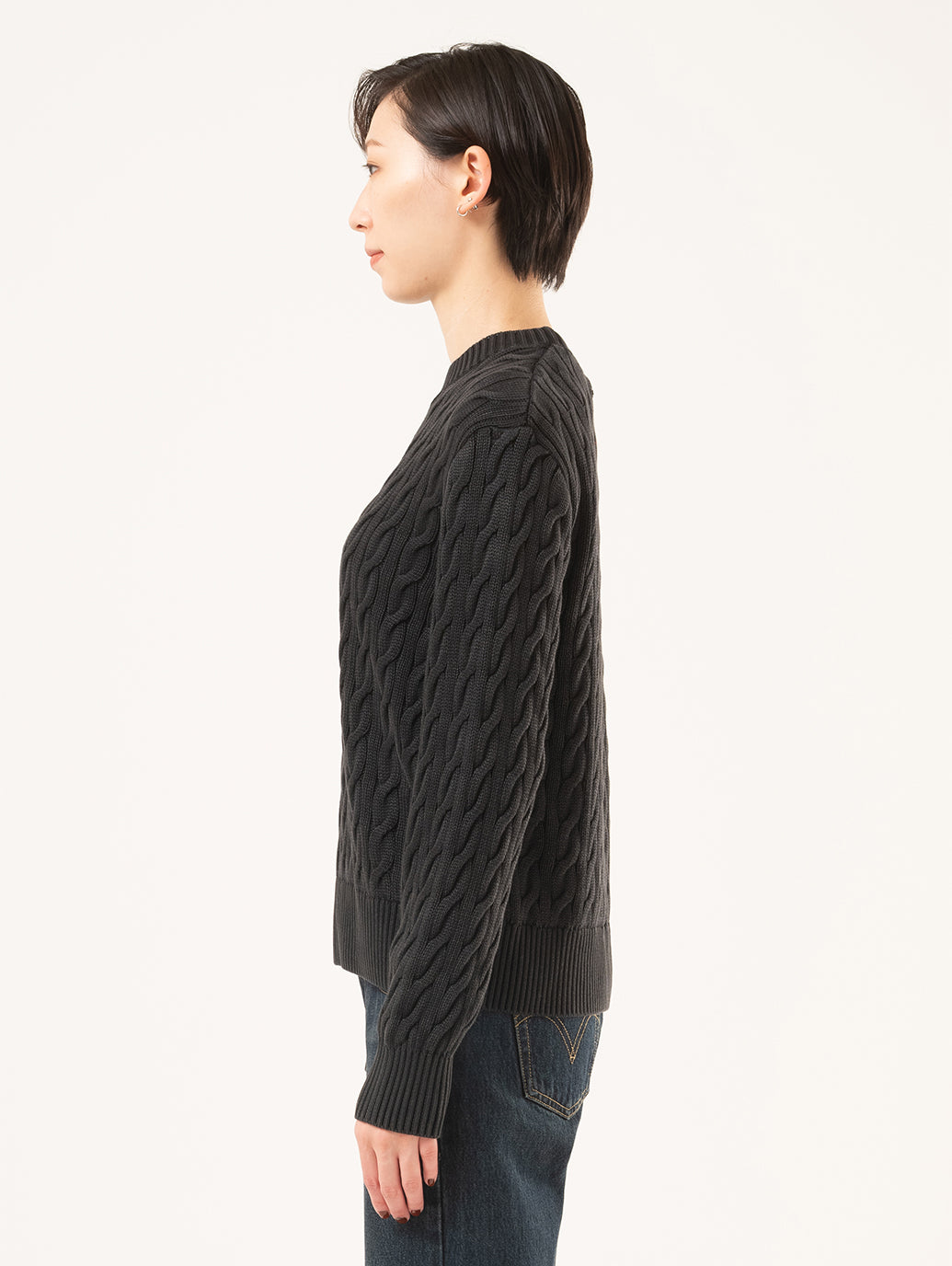 ボーイフレンド ケーブルクルーネック プルオーバー – リーバイス®公式