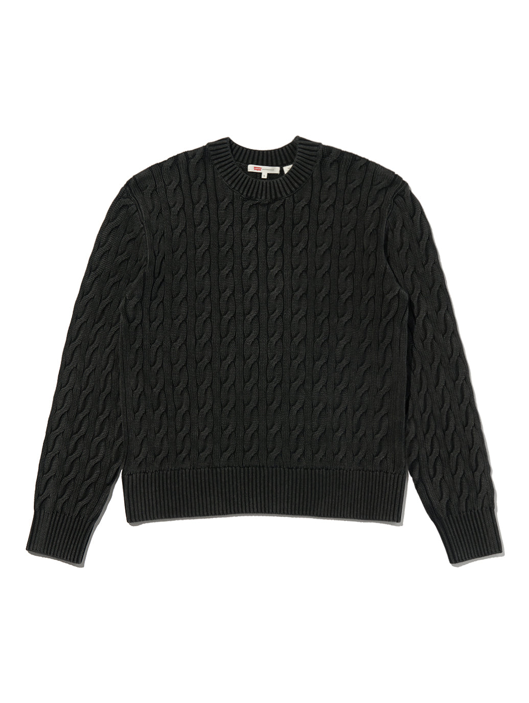 ボーイフレンド ケーブルクルーネック プルオーバー