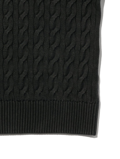 ボーイフレンド ケーブルクルーネック プルオーバー