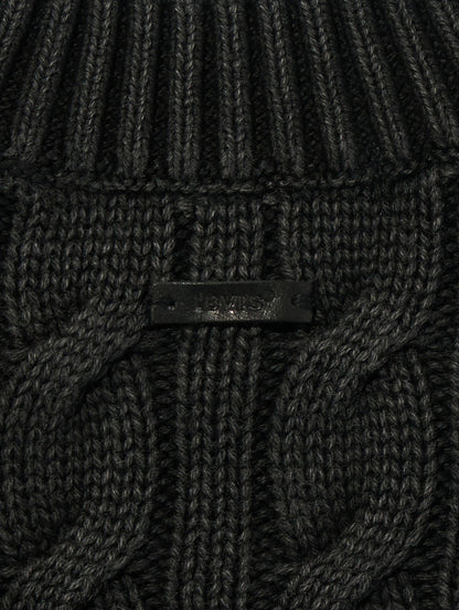 ボーイフレンド ケーブルクルーネック プルオーバー