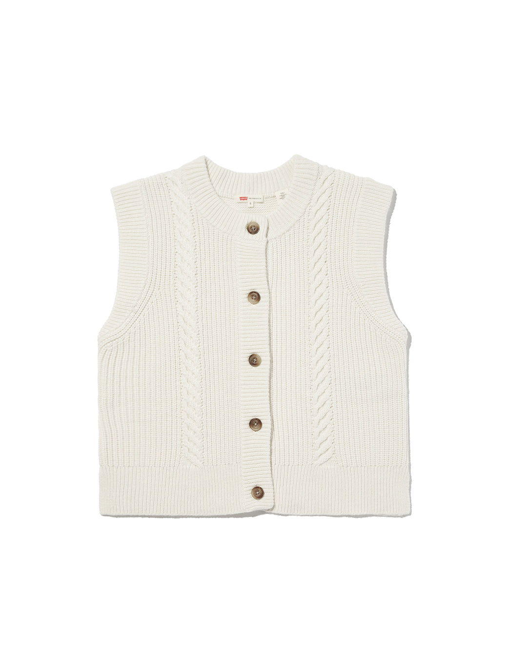 ケーブルニット ベスト