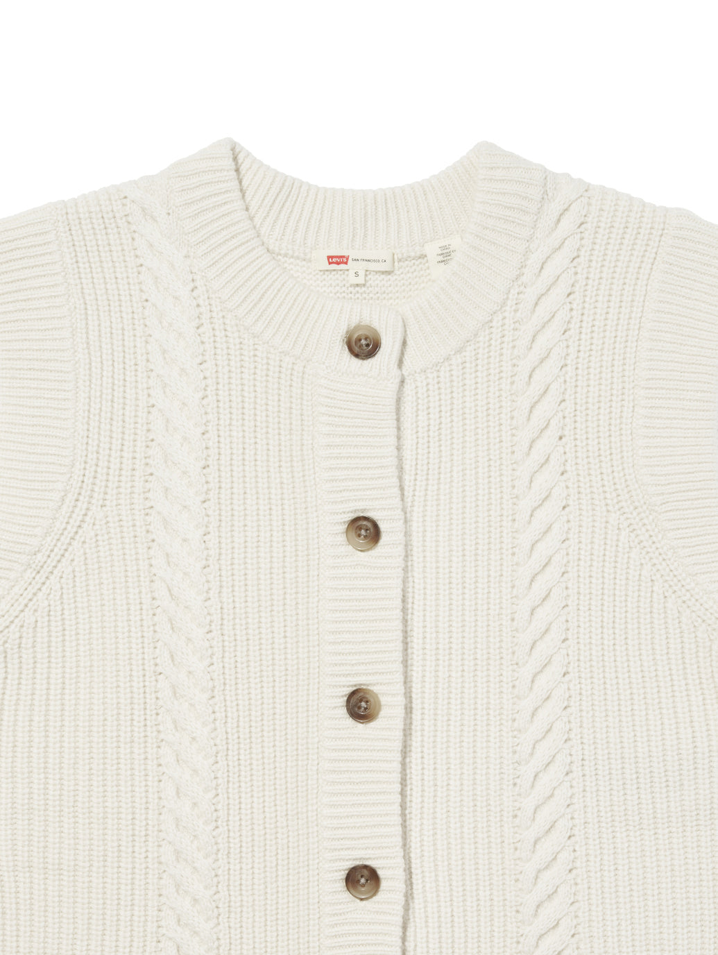 ケーブルニット ベスト