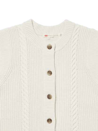 ケーブルニット ベスト