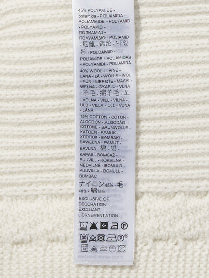 ケーブルニット ベスト