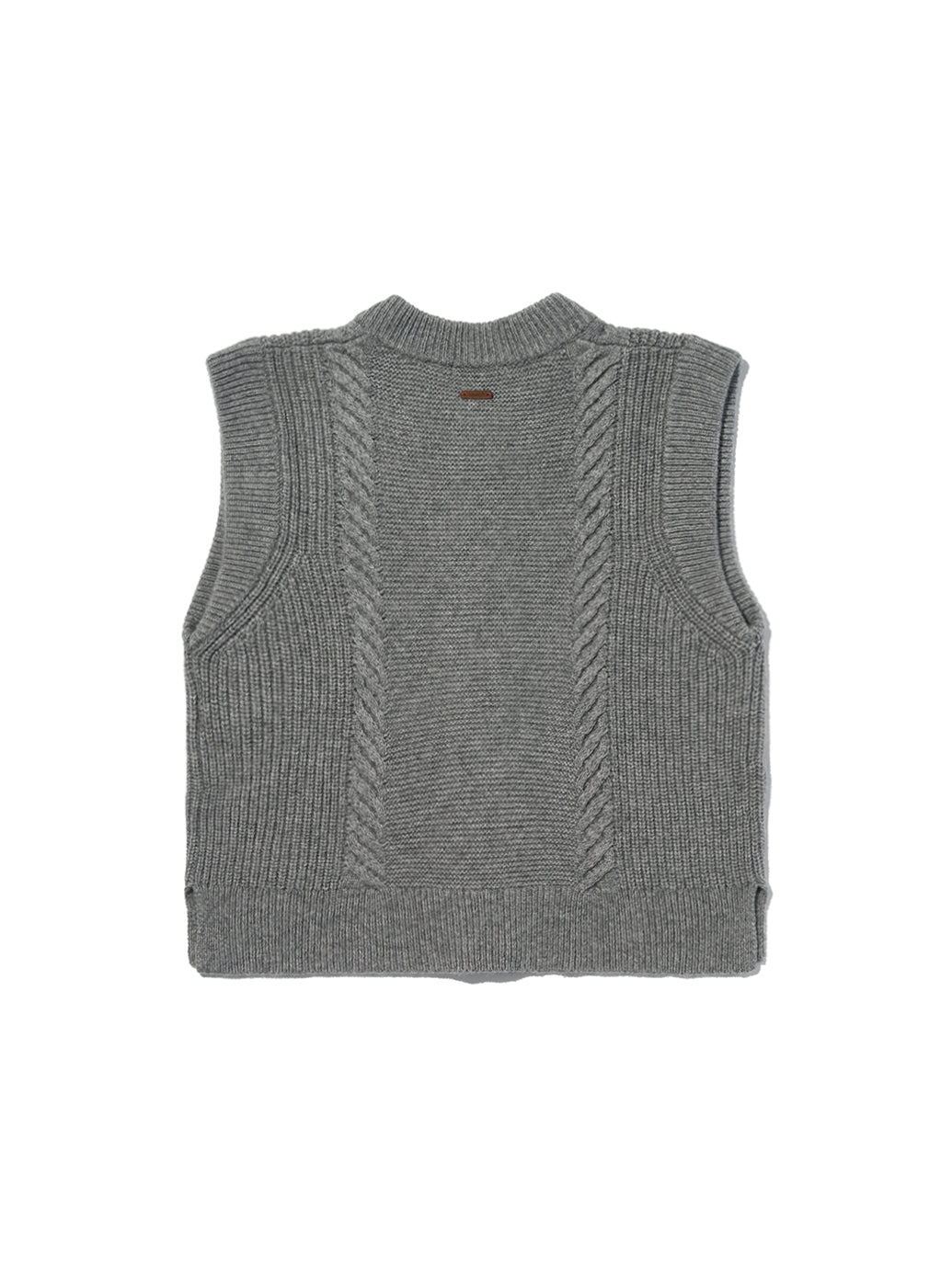 ケーブルニット ベスト