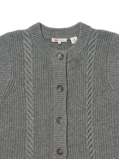 ケーブルニット ベスト